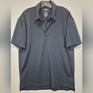 Propper Men’s Medium Tactical Polo Shirt Black Short Sleeve Duty Performance